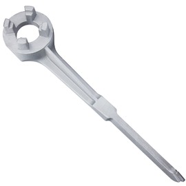 Bung Wrench 55 Gallon, Drum Barrel Wrench Aluminum Opener Tool for 10 15 20 30 50 55 Gallon, for 2 inch and 3/4 inch Bung Caps
