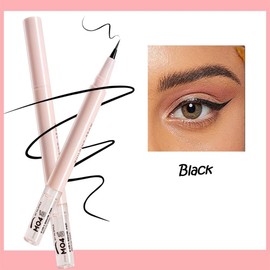 2-in-1 Eyebrow Pencil and Clear Gel – Dual-Ended Waterproof Brow Pen with Microblading Effect for Long-Lasting, Smudge-Proof, Defined Brows(Black)
