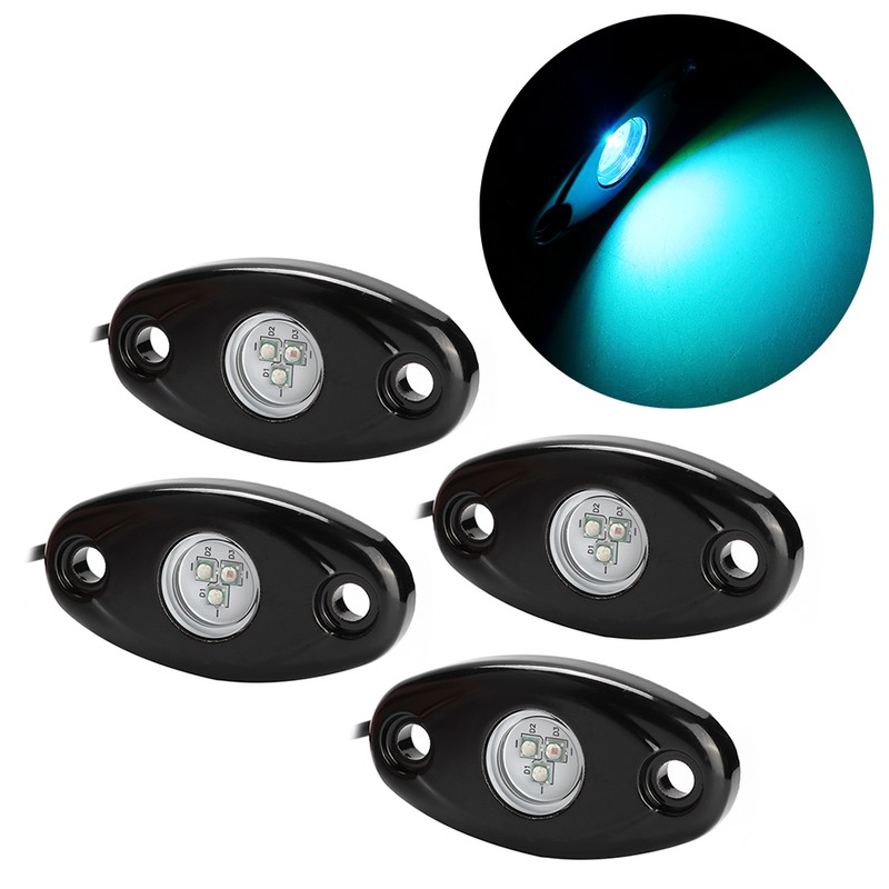 12V DC Universal RGB LED Bluetooth Waterproof Offroad Rock Light