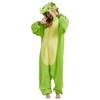MAISUIZI Animal Green Triceratops Onesie Pyjamas, Green Triceratops cartoon pyjamas