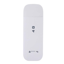 Fdit 4G LTE USB Modem, Pocket Mobile WiFi Hotspot Stick, Wireless USB Network Adapter, WiFi Router with Integrated 4G/3G + WiFi Antenna, Supports 100Mbps IEEE 802.11b