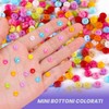 Bottoni piccoli da 6 mm per artigianato, 1000 pezzi di