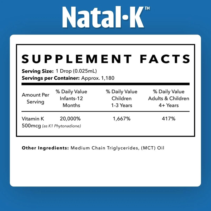 Dr. Green Mom Natal K Oral Vitamin K1 Drops for