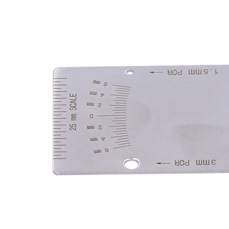 Hyuduo Welding Gauge Single Stainless Steel Undercut Inch Inspection Weld