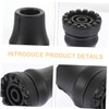 WHAMVOX 3pcs Skid Climbing Cane Foot Covers for Trekking Poles