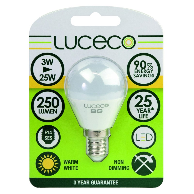 Luceco E14 Small Edison Screw 3.5 W LED 2700 k