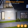 Onforu 3000LM Solar Lights Outdoor, 4 Heads Solar Security Lights