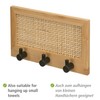 WENKO Allegre Decorative Hook Rack Made of High-Quality Bamboo and