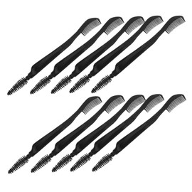 BIUDECO Dense Lash Comb Eyebrow Brush Set 10pcs Makeup Tool for Smooth Lash Separation and Brow Grooming