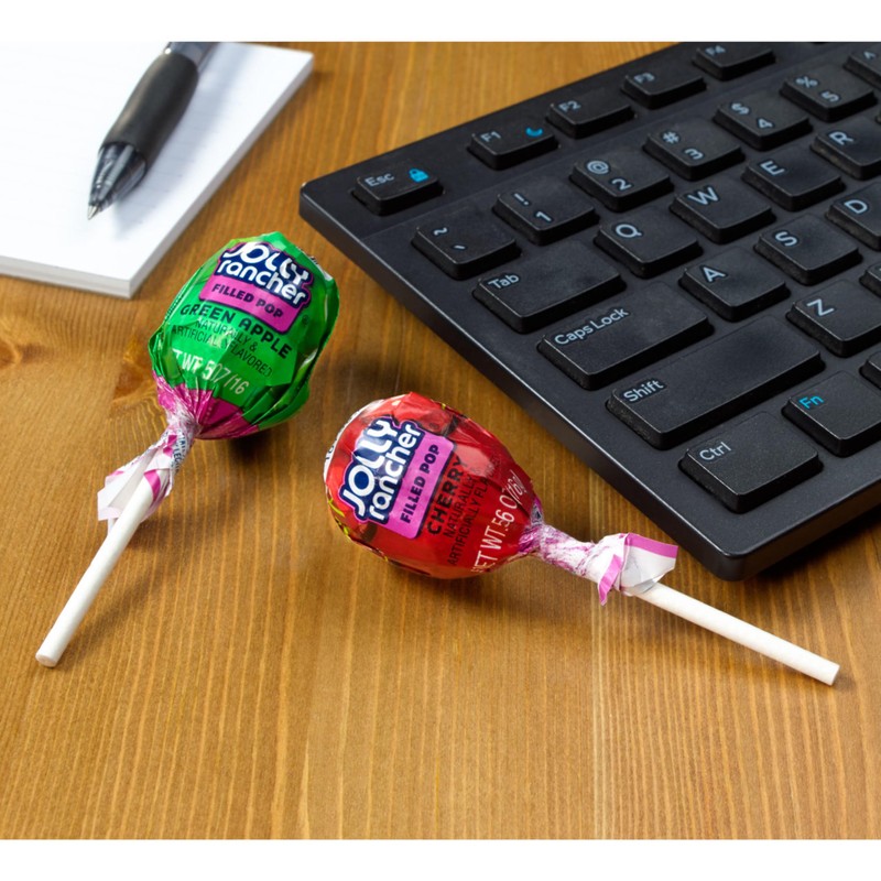 JOLLY RANCHER Filled Pops Assorted Fruit Flavored Candy Box, 56