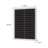 Newpowa 50W Mono Solar Panel 50 Watt Monocrystalline Module with