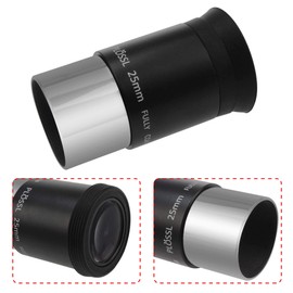 Astromania 1.25" 25mm Plossl Telescope Eyepiece - 4-Element Plossl Design - Threaded for Standard 1.25inch Astronomy Filters