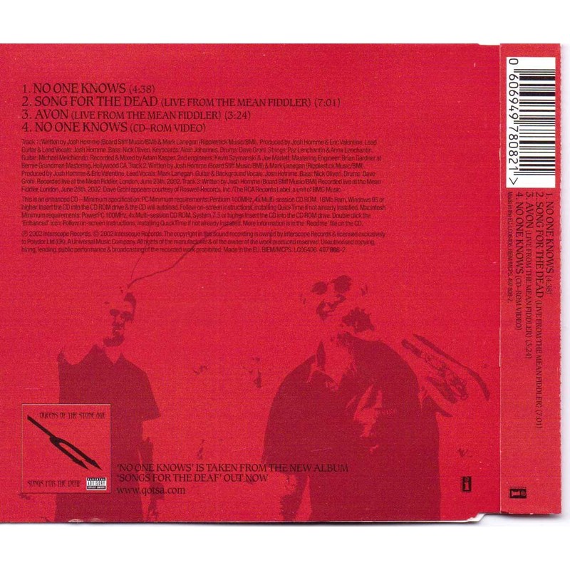 No One Knows [CD 1] [CD 1]