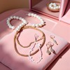 Czhotg Pink Beaded Phone Charm, Phone Lanyard Mobile Pendant Hand