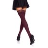 Romartex Opaque 40 Denier Microfibre Hold Ups Stockings M, burgundy