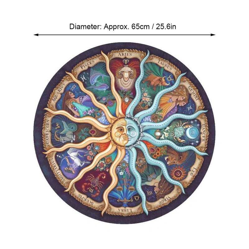 1000pcs Round Shape Jigsaw Puzzles Assembling Picture Toy Children Adult