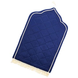 Prayer mat Thick - Thick Prayer Rug - Extremely Comfortable Islamic Prayer mat - Tapis de priere musulman - Blue