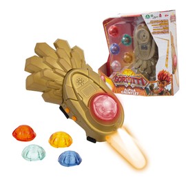 Famosa Gormiti S3 Bracelet, Toy Series Drawings, with Coloured Gemstones with Light and Sound, from 4 Years (GRA11110)