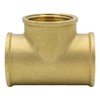 VARIOSAN T-Piece 90° 15556, 1 1/4 Inch Female Thread, Brass