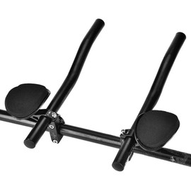 Ejoyous Cycling Aero Bars, Bicycle TT Handlebar Bike Road Mountain Bicycle Triathlon Aero Rest Handle Bar Clip On Tri Bars, for Mountain Road Bicycle Bike