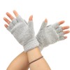 1Pair USB Heated Gloves Adjustable Temperature Electric Heated Gloves for