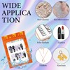 Qenk 201PCS Press on Nail Packaging Bag, Nail Bags for