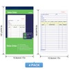 Joyberg 4 Pack Receipt Book, 4.17inx7.2in Receipt Book with Carbon