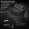 GCD Upgraded Heavy Duty 7 Way Trailer Connector Plug Cord