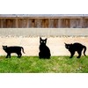 Pestbye® Set of 3 Cat Scarers Cat Silhouettes with Lifelike