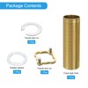 uxcell Faucet Mount Extension Shank 4"x 1.25" Brass Pipe Faucet