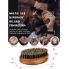 Bituemly Beard Brush, Natural Boar Bristles Beard Brush for Men
