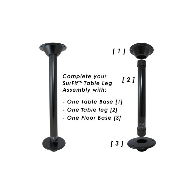 ITC (TS1000HPPR-B-DB) SurFit High Polymer Table Base