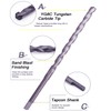 Masonry Drill Bits 3/16 in.x 5-1/2 in. Carbide Tip Flat