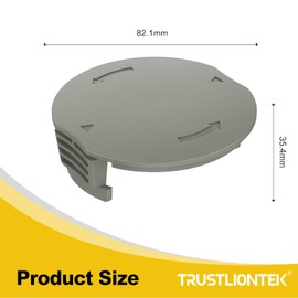 TRUSTLIONTEK Trimmer Cover, Compatible with Bosch Easy Grass Cut 18-230 Trimmer, Can Replace Prototype Trimmer Cover F016F05320 & 3600HC1A00 (2 Covers)