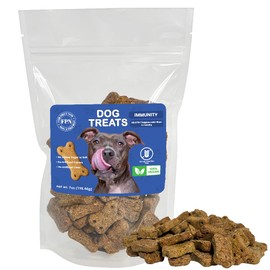 FPN Vegan Dog Treats for Immune Support – 7 oz, Grain-Free Biscuits, Plant-Based Ingredients, Blueberry, Turmeric & Flaxseed, Suitable for All Breeds