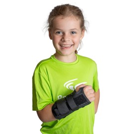 Kid’s Lace-Up Wrist Brace for Wrist Immobilization, Sprains & Strains, Carpal Tunnel Syndrome, & De Quervain’s Syndrome - Pediatric Sizes Offered in Left or Right Wrist by Brace Direct