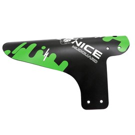 Fetesnice Pack of 2 Bicycle Mud Guard Plus 26 inches 650B 27.5 inches 29 inches MTB Fender Splash Guard Bike Bicycle MTB Cable Tie, green