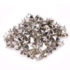 Pack of 100 9 mm Square Rivets, Pyramid-Shaped Punk Rivet