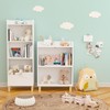 ZJMTOCYU Versatile Kids 4-Tier Bookcase for Toy and Book Organization,