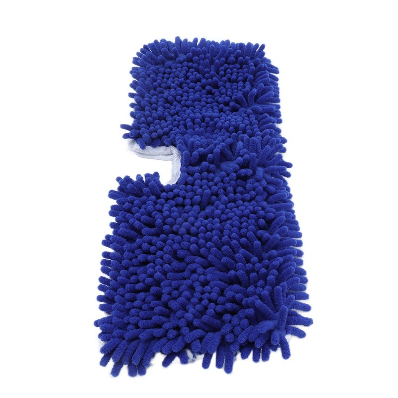 2PCS Mop Head Pad Microfiber Mop Replacement Pad Washable Reusable