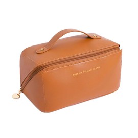 Women's Cosmetic Bag, 001 Brown