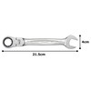 TONE RMF-19 Oscillating Ratchet Offset Wrench, Double Side Width 0.75