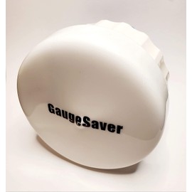 White Vinyl Cover (1) for Round Digital Yamaha, Mercury, Honda, Suzuki Gauges