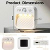 HESUSLA 2-Pack Motion Sensor Night Light, Rechargeable Wireless Magnetic LED