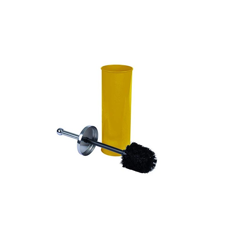 Douceur d'Intérieur Metalia Brushed Toilet Brush, Honey, (0) 9.5 x