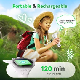 Hideal HP40 Microscope for Kids 1000X [Easy and Fun] 2" IPS Portable Handheld Kids Microscope Miniscope, Pocket Mini Scope Educational Science Kit, Christmas Birthday Gifts for Kids, PC View, White