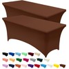 Utopia Kitchen Utopia Kitchen Spandex Tablecloth 2 Pack [6FT, Light