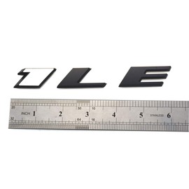 Aimoll 1LE Emblem Badge Letter Rear Side Replacement for Camaro 1LE Door Genuine (2pcs Black Whtie) …