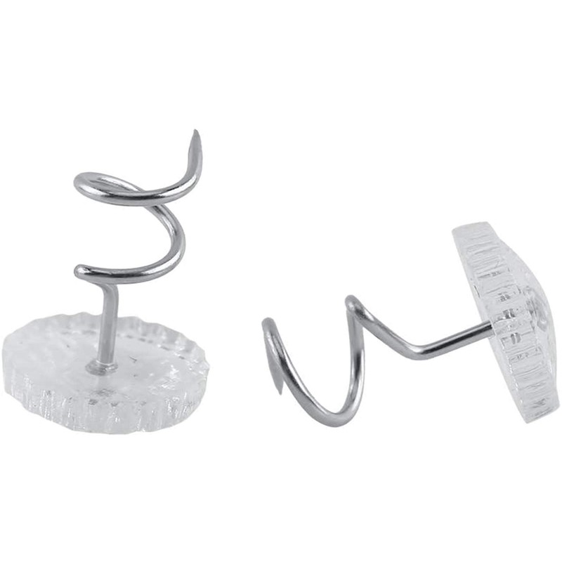 Twist pins 50 Pieces Clear Heads Twist Pins Plastic Head