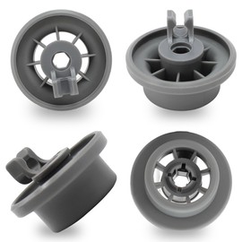 PartsBroz 165314 Dishwasher Wheels Lower Rack Replacement (4-Pack) - fits for Bosch Dishwasher Rack Wheels, Kenmore Bottom Roller Part, Thermador Part 00165314 AP2802428 PS8697067 Ultra Durable